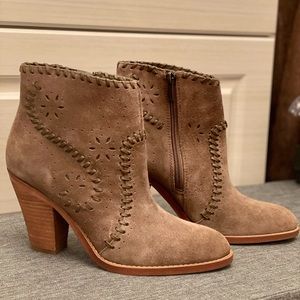 Brand new Ivanka Trump suede booties. Size 7